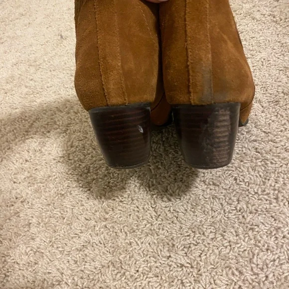 Brown Ankle Booties - Picture 3 of 4